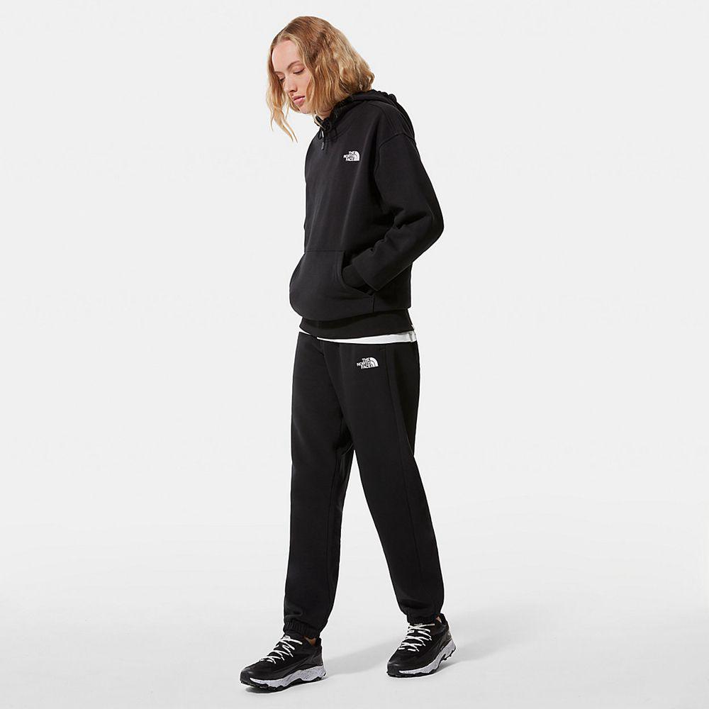 The North Face Oversized Essential Γυναικεια Παντελόνι Φόρμας - Μαυρα (PKWL62980)